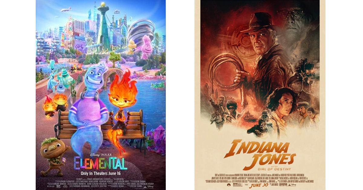 Elemental | Indiana Jones and the Dial of Destiny